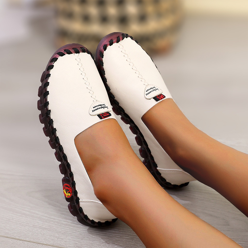 Slip Ons Woman Flats Comfy Nurse Wide Fit Loafers Slip Ons Woman Flats Comfy Nurse Wide Fit Loafers