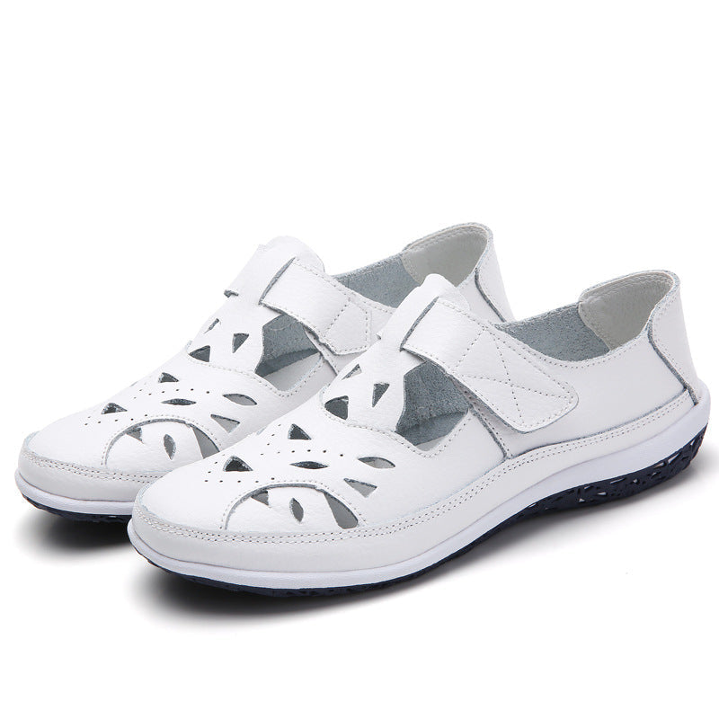 Retro Soft Soled Hollow Sandals Retro Soft Soled Hollow Sandals
