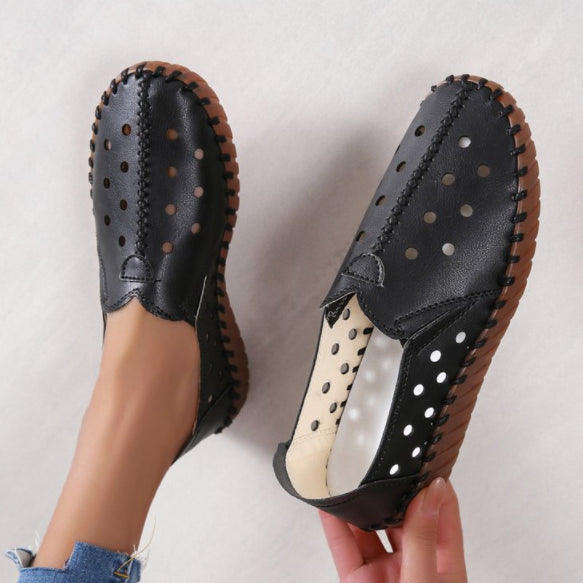 Fashion Spring Autumn Wide Women's Shoes Leather Ballet Flats Fashion Spring Autumn Wide Women's Shoes Leather Ballet Flats