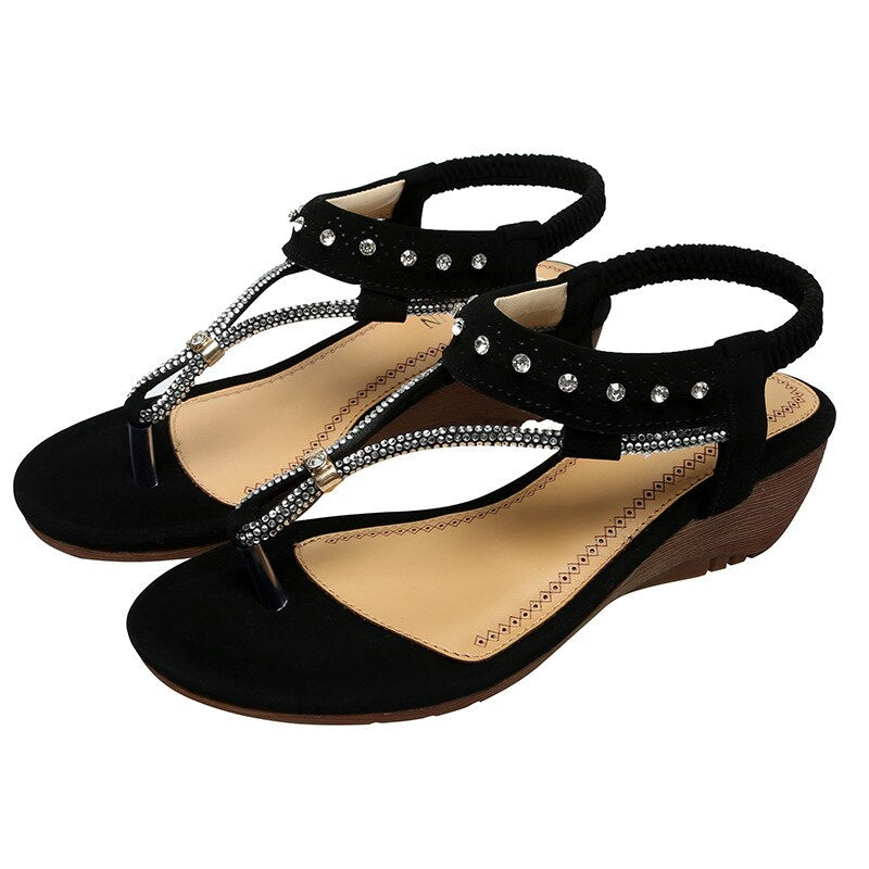 Fashion Summer Shoes Woman Slip On Fashion Wedge Sandals Fashion Summer Shoes Woman Slip On Fashion Wedge Sandals