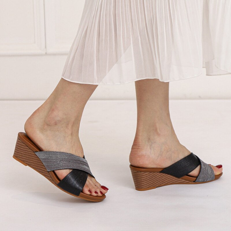 New Women Wedges Rome Sandals Comfortable Bohemian Vintage Beach Shoes New Women Wedges Rome Sandals Comfortable Bohemian Vintage Beach Shoes