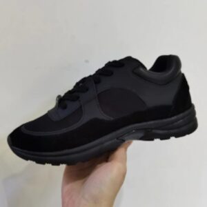 Lace-Up Thick Bottom Black Shoes